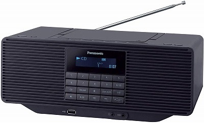オンラインショップ パナソニック ポータブルステレオCDシステム FM/AM 2バンド Bluetooth対応 ブラック RX-D70BT-K その他AV機器