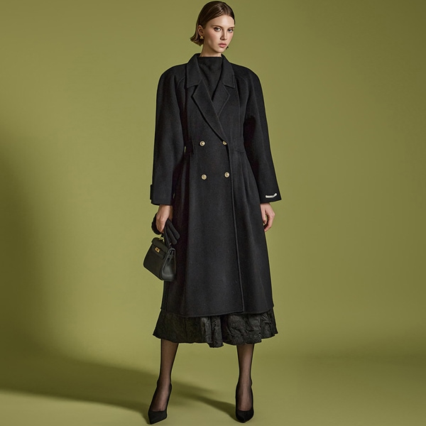 J2499 ハンドメイド ウール コート