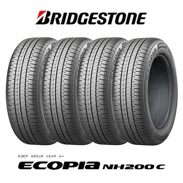 タイヤ単品 4本セット ブリヂストン ECOPIA エコピア NH200 C 165/70R14 81S メーカー直送