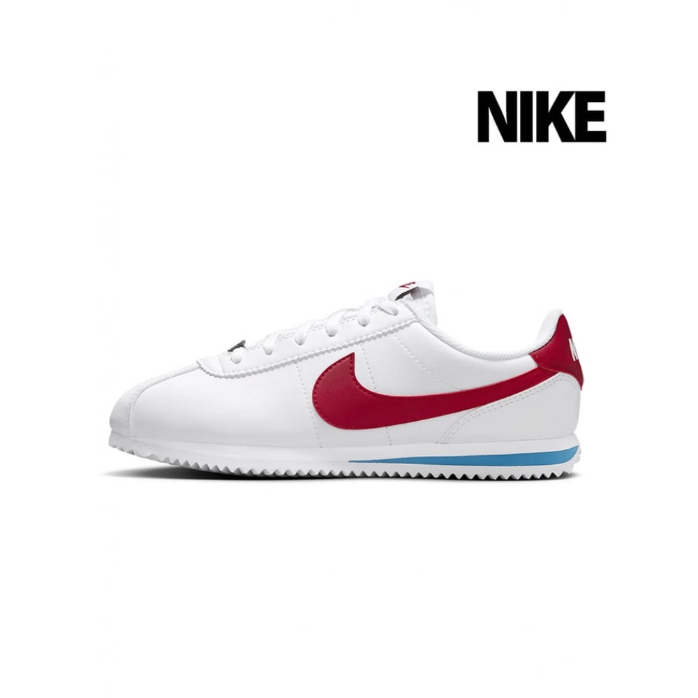 ナイキコルテス GS スニーカーホワイト/バーシティレッド DM0950-115