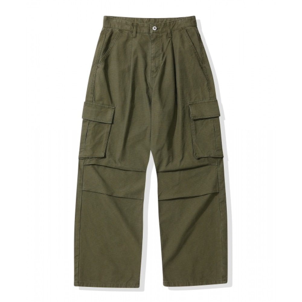 CODEGRAPHY ワイドカーゴパンツ_カーキ
