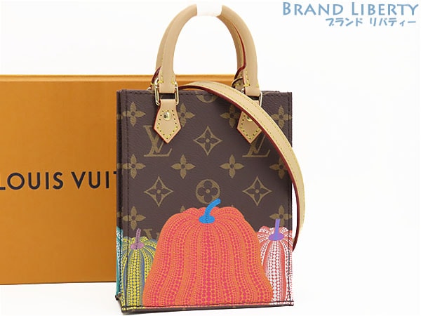 激レア新古品ルイヴィトンヤヨイクサマモノグラムパンプキンプティットサックプラ2WAYミニハンドバッグショルダーバッグ