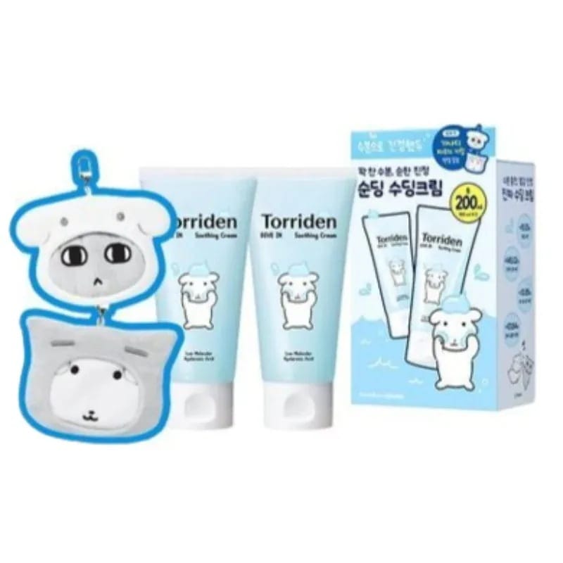 [25SS/新作](+ポーチキーホルダーセット贈呈)(1+1)ダイブイン 低分子ヒアルロン酸スージングクリーム 100ml+100ml ダブル企画 #ガナディ コラボ #ヒアルロン酸 #クーリング