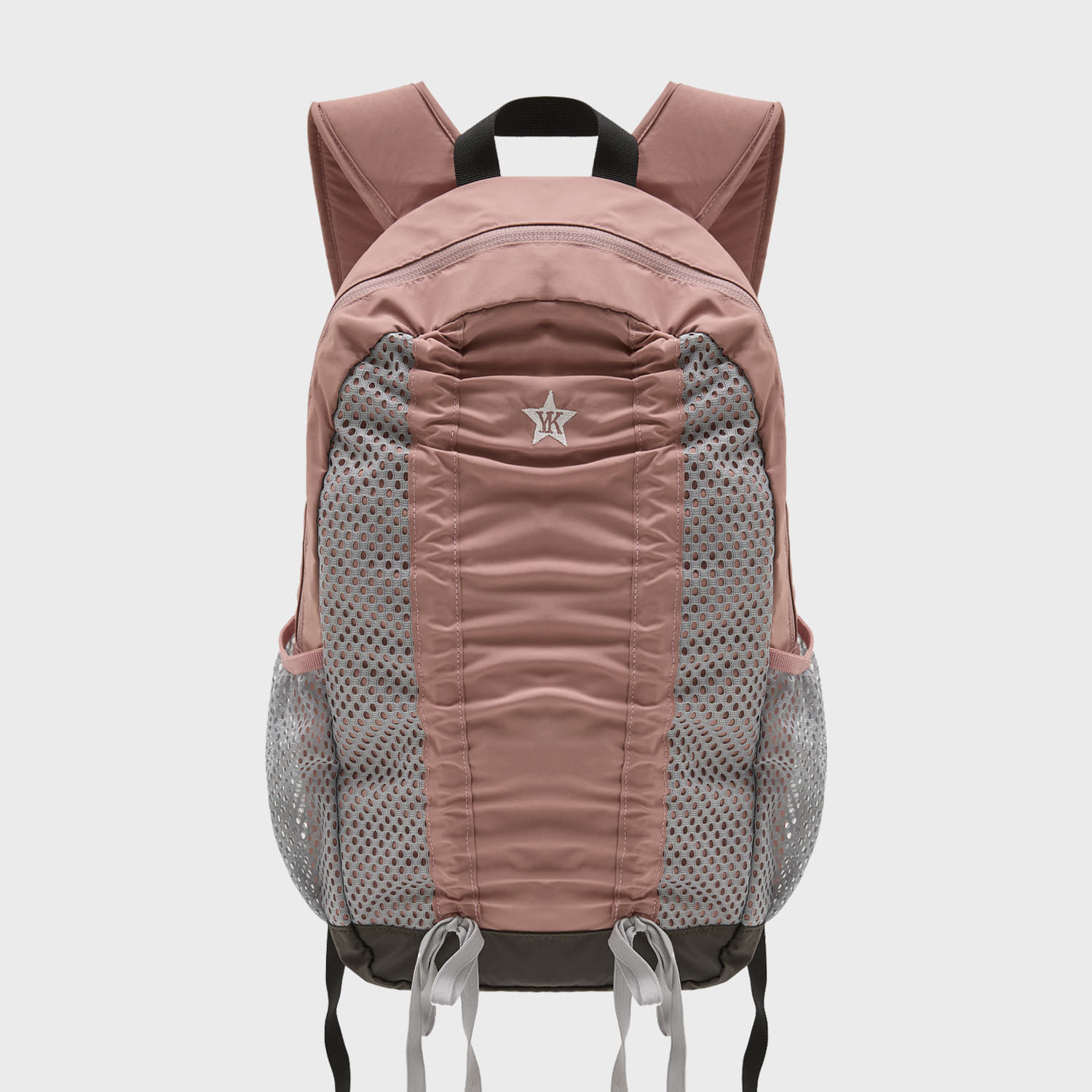 YK Mesh Two-tone Backpack PINK
