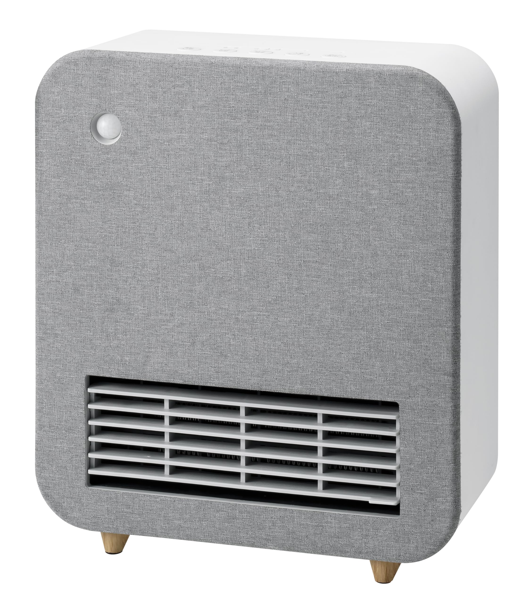 スリーアップ 人感センサー付 1200W 暖房器具 北欧 ファブリックヒーター ホワイト CH-T2275WH 98591