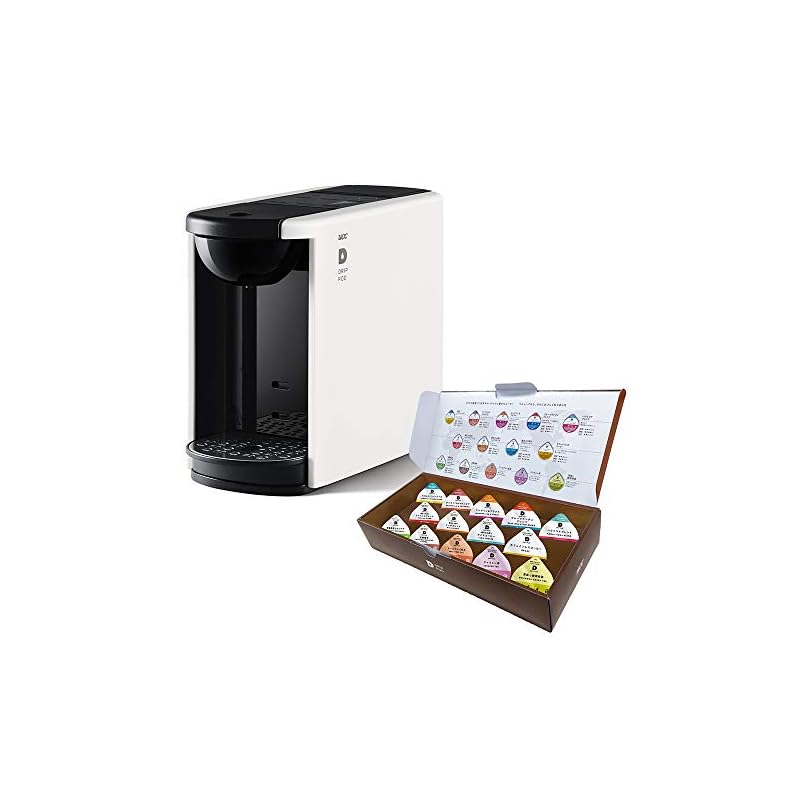 【Amazon.co.jp限定】UCC ドリップポッド 一杯抽出 コーヒーマシン カプセル式 DP3 ホワイト + UCC ドリップポッド テイスティングキット15P ポッド・カプセル 【コーヒーメー