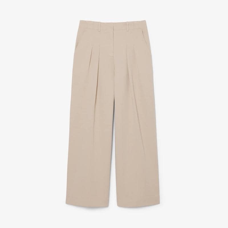 (女性) 26SS ツータック ワイドフィット チノパンツ HF2445-56G X6F (パステルベージュ)