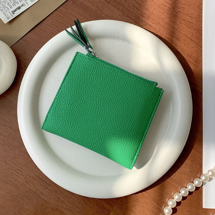 【TWIN】革二つ折りカード コイン収納可