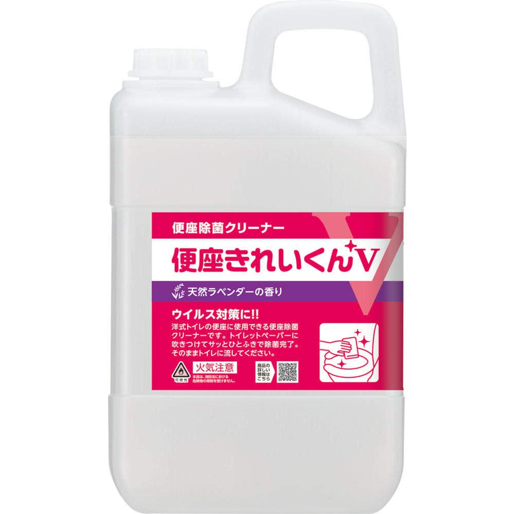 サラヤ 便座除菌クリーナー 便座きれいくんV 天然ラベンダーの香り 3L 50277 4,821円