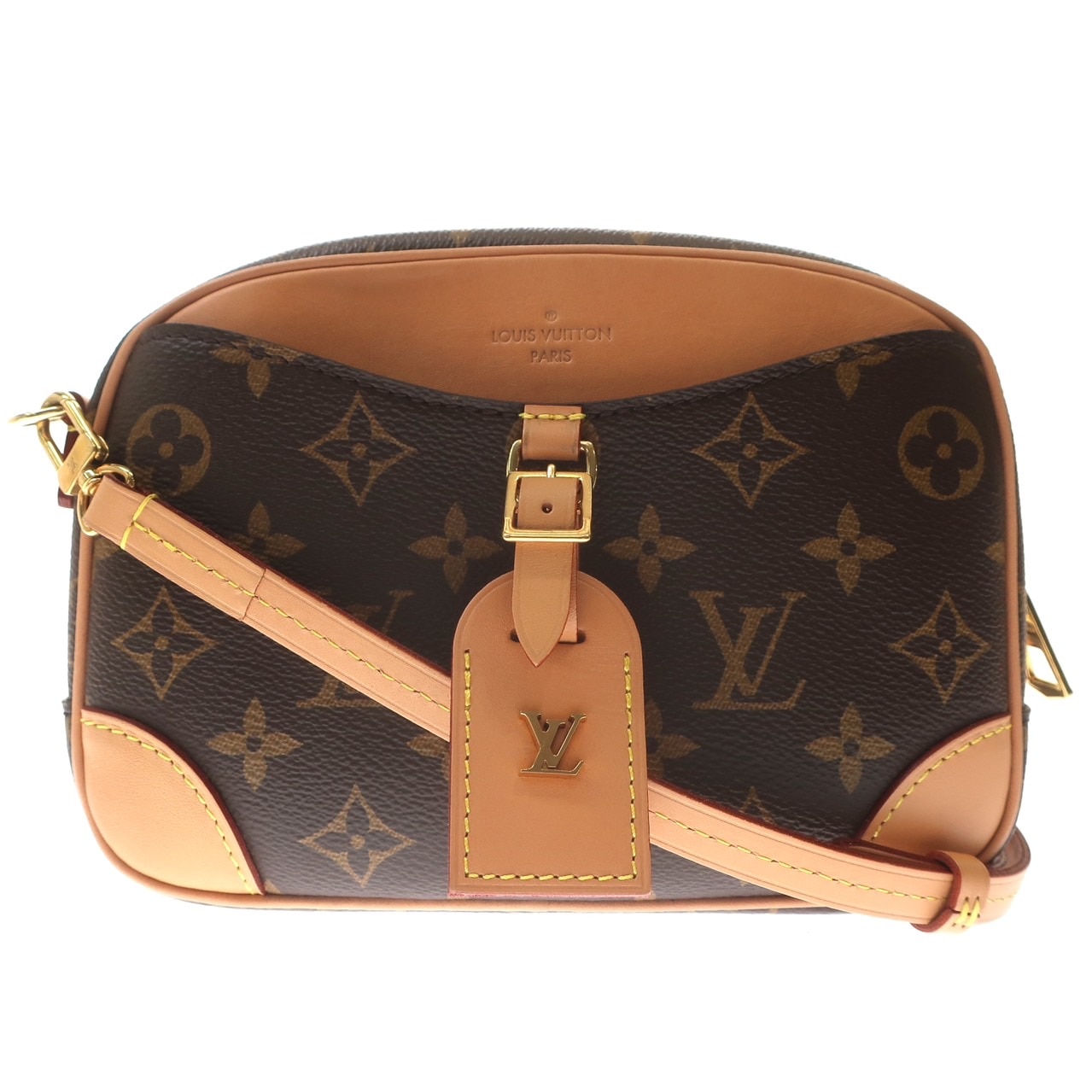 【新品同様】ドーヴィルミニ モノグラム M45528 PL3260 2WAYショルダーバッグ ショルダーポーチ ポシェット レディース