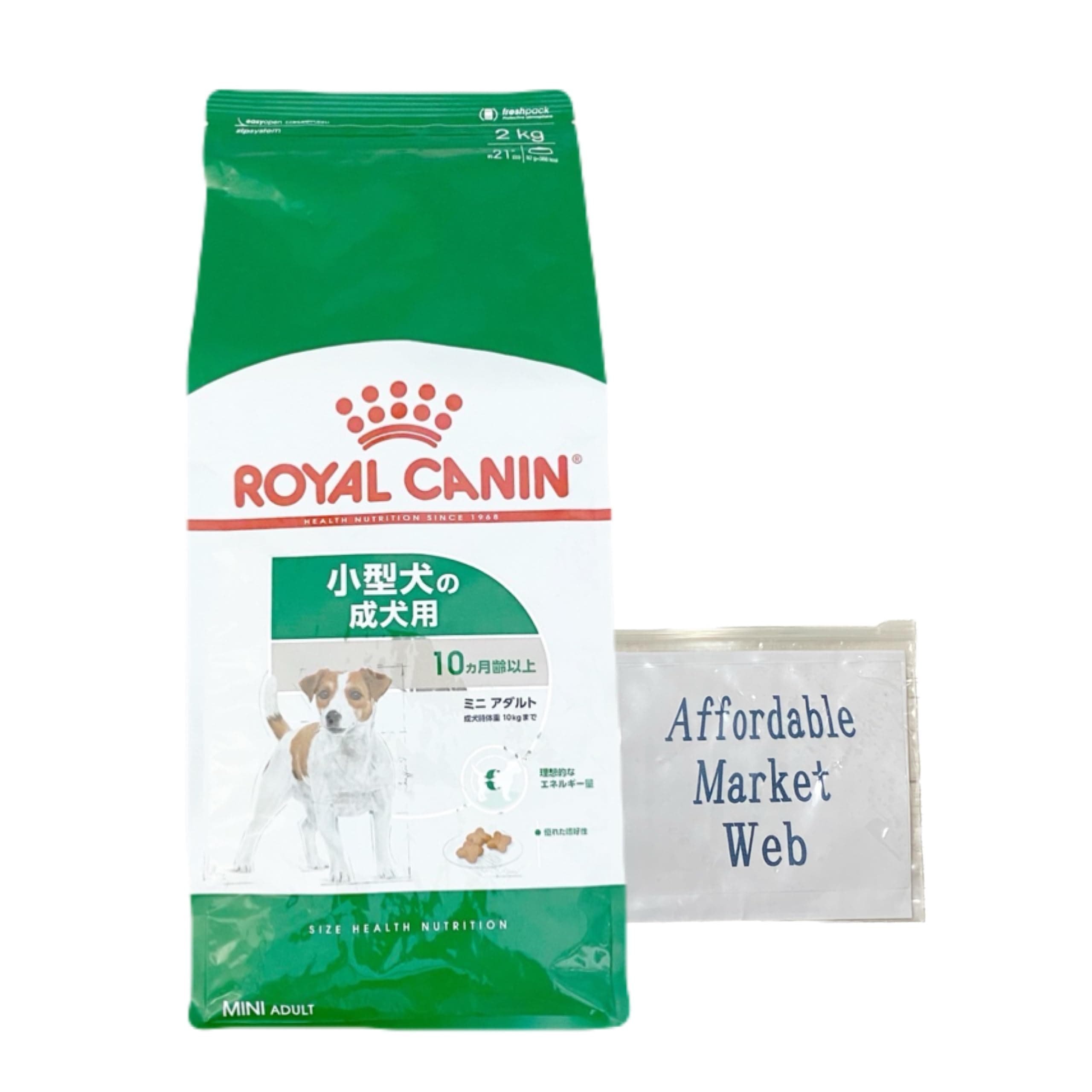 ロイヤルカナン ミニ アダルト 犬用 2kg （小型成犬用専用フード） オリジナルスライダー式ジッパー保存袋付