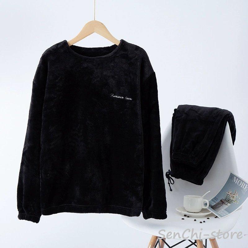 【期間限定】即納あり パジャマ メンズ 上下セット あったか ルームウェア 寝巻き 厚手パジャマ 部屋着 厚手 男性用 もこもこ 秋 冬 長袖 ズボン ふわふわ 裏起毛