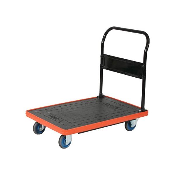 MKP樹脂製台車 固定式 906x616mm エアキャスター付 MKP-302AC 1台 組立品