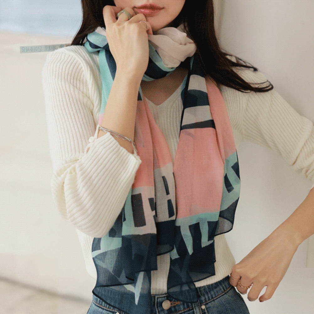 クリックアンドファニー アングルズ パタンスカーフ