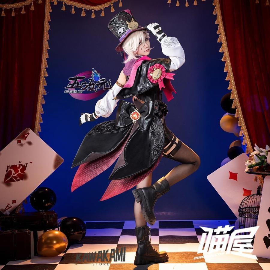 Catwushop　原神　コスプレ　リネ　双子　衣装　帽子込み　ウィッグ　鞋　トランプ　追加可
