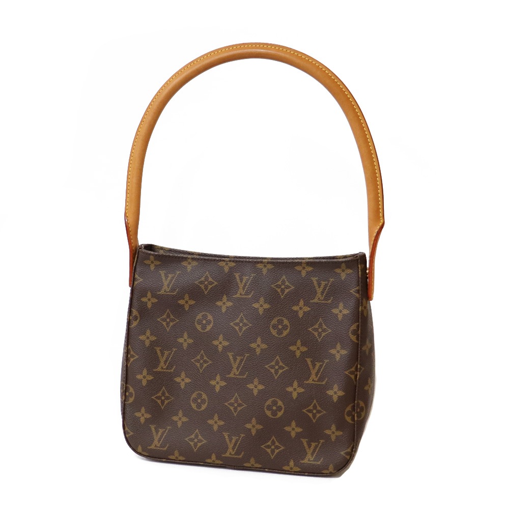 ルイヴィトン モノグラムルーピングMM モノグラム ショルダーバッグ モノグラムキャンバス M51146 ブラウン LOUIS VUITTON 中古