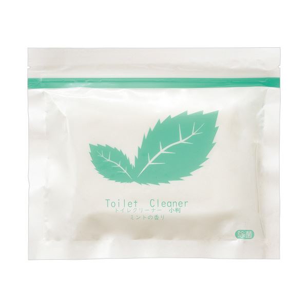 TANOSEE トイレクリーナーチャック袋タイプ ミント 小判 1セット(960枚:20枚×48パック)トイレ用品