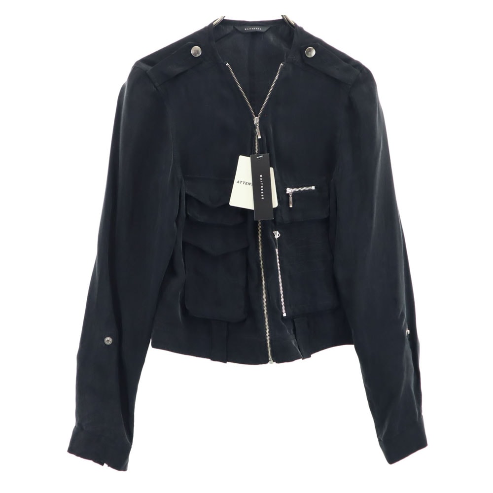 メトリーゼ 未使用 長袖 ジャケット 38 ブラック系 MAITRESSE タグ付き レディース