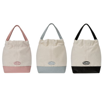 Qoo10] EMIS CANVAS TOTE BUCKET B : バッグ・雑貨