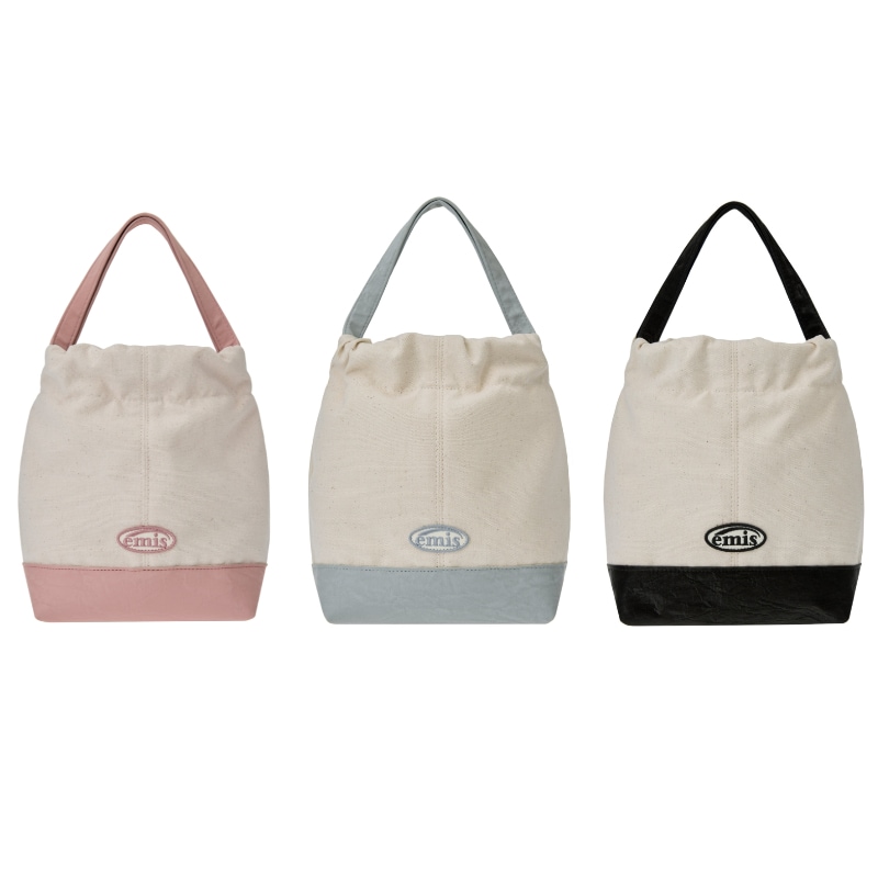 CANVAS TOTE BUCKET BAG