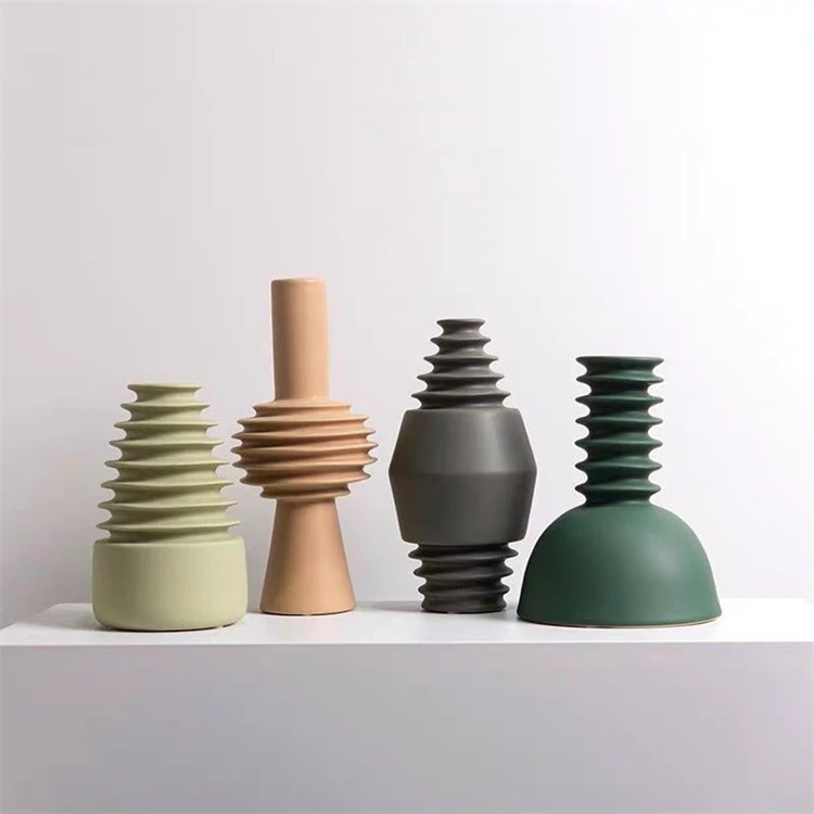 早い者勝ち 花瓶 テレビ用置物 装飾品 抽象花器 家庭用置物 デザインセンス 用置物 陶磁器の花瓶 玄関用置物