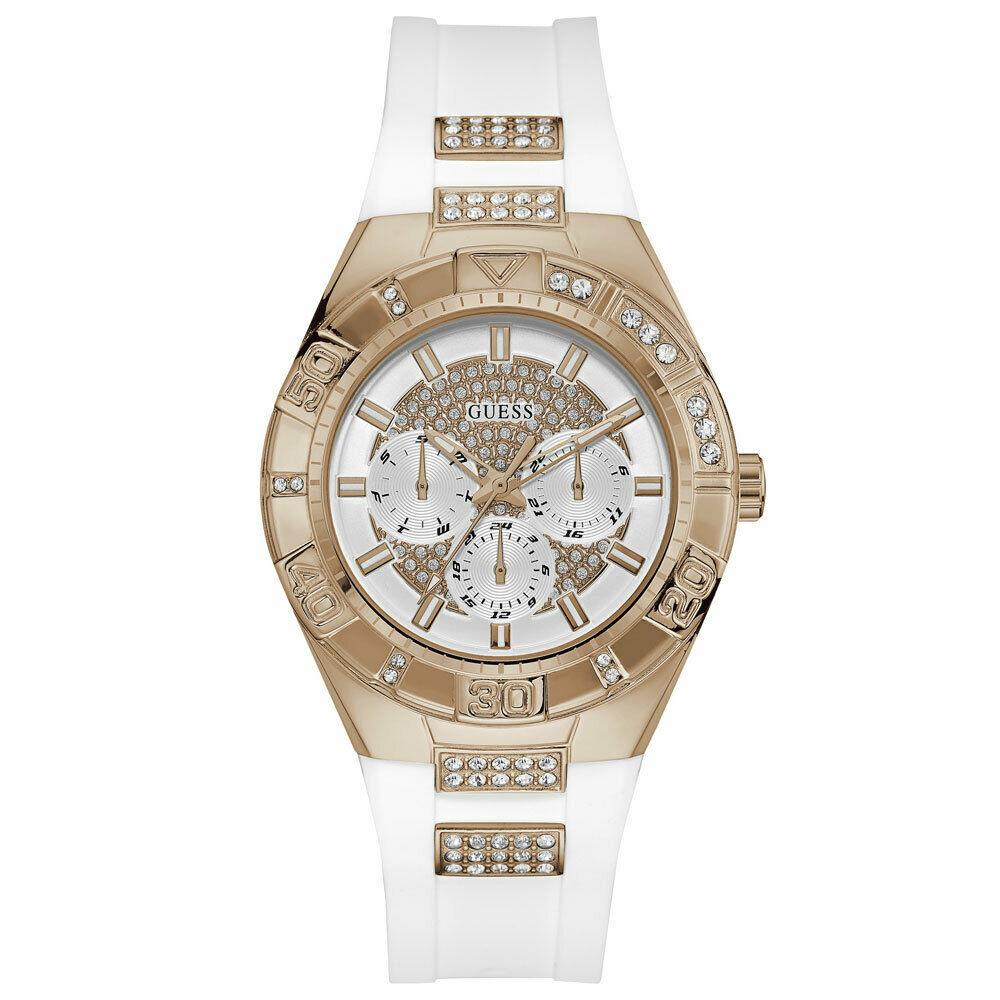送料無料ゲス Guess W0653L4 Analog White Dial Women s Watch
