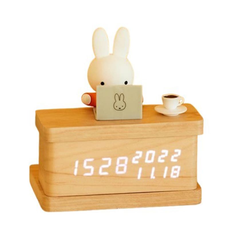 ミッフィーLEDカレンダー卓上時計