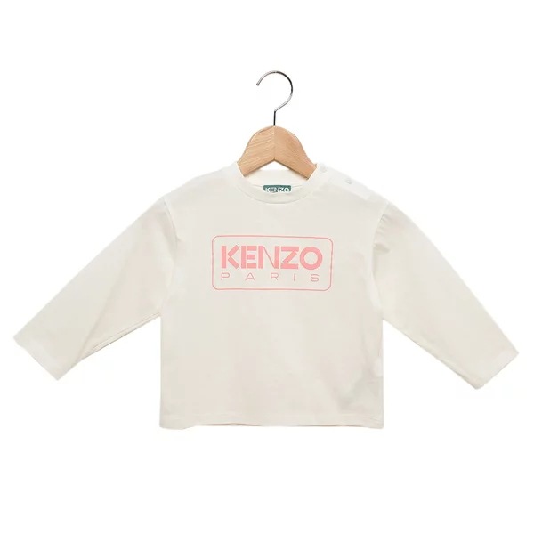 Tシャツ カットソー 子供服 ロングTシャツ ホワイト ピンク ガールズ K60489 12P 8,036円