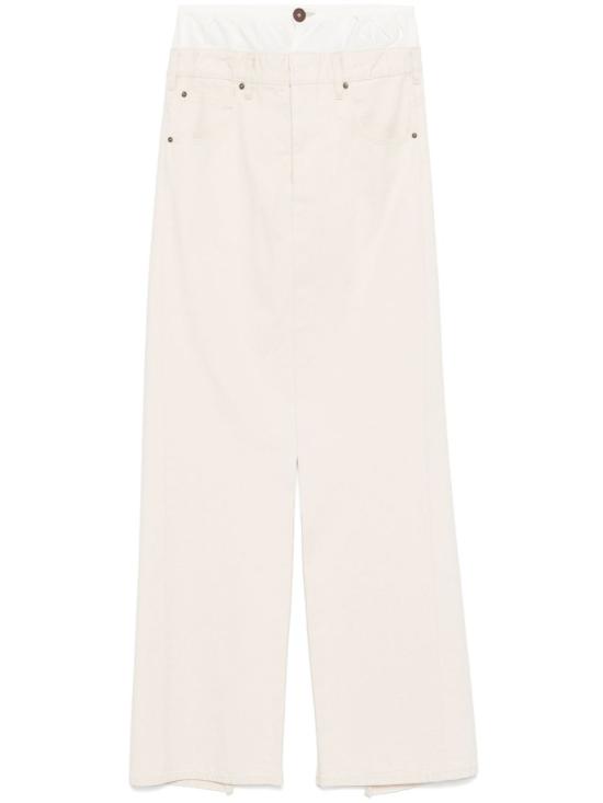 MAISON MARGIELA Women Mid Skirts S51MI0004 M35261103 Cream