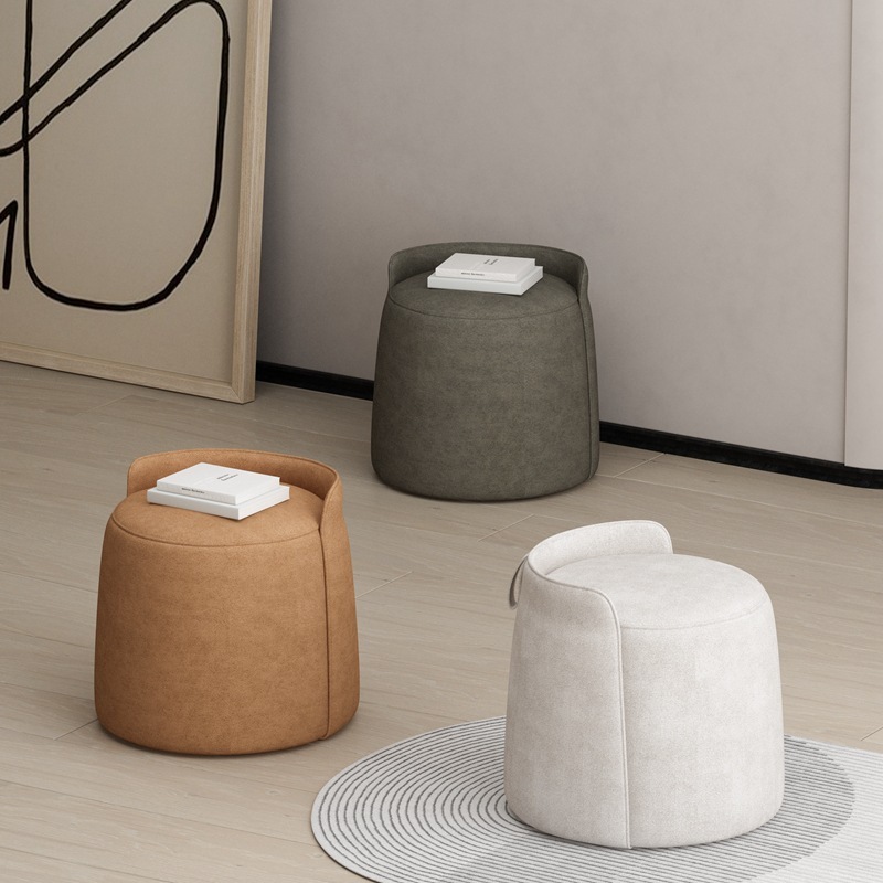 贅沢な寝室のドレッシングスツール回転化粧台スツールネイルショップ現代ネット赤背もたれ化粧椅子