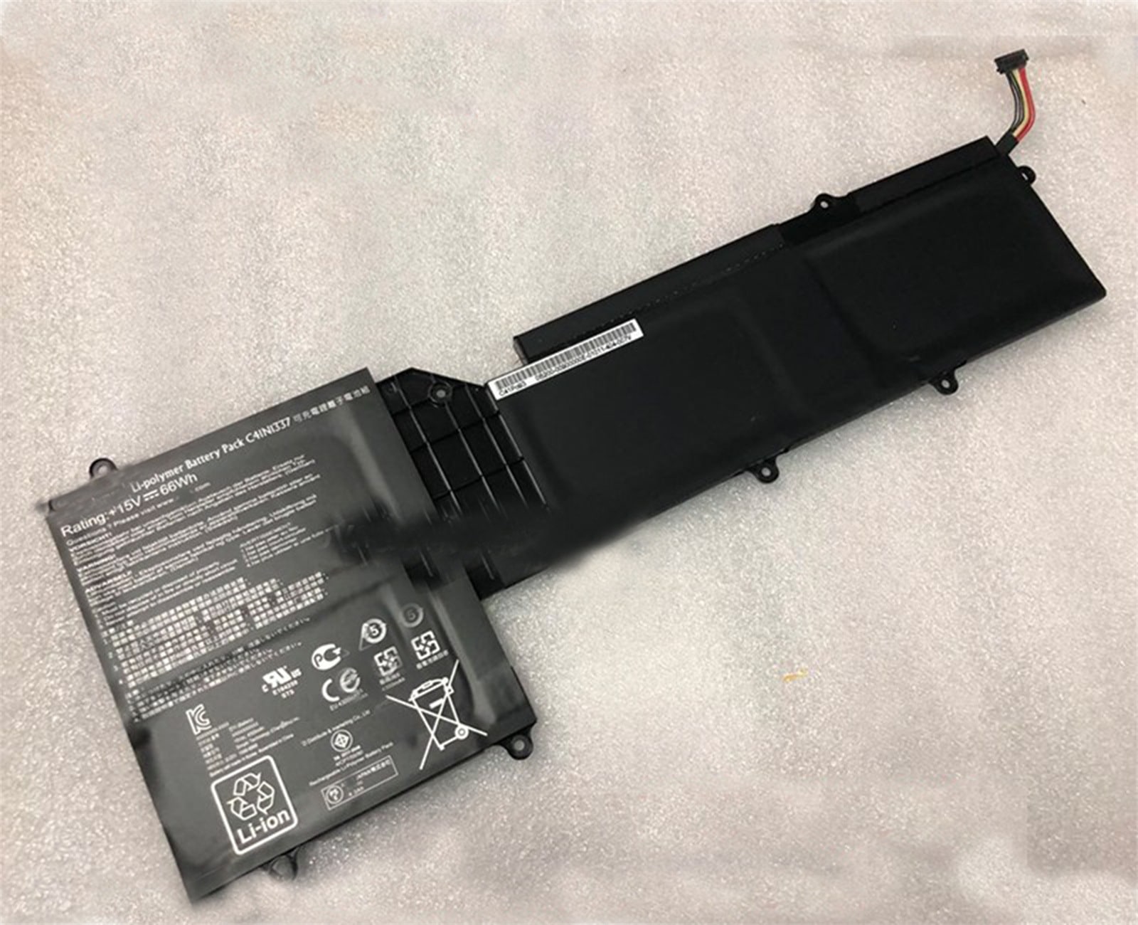 C41N1337 電池・Asusノートパソコン互換 Portable Aio PT2001 C41N1337 4400mAh/66Wh 交換用のバッテリー dc909-A1332