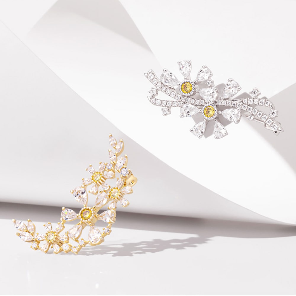 miniGOLD デイジーブローチ MLKM0009 MLKM0010