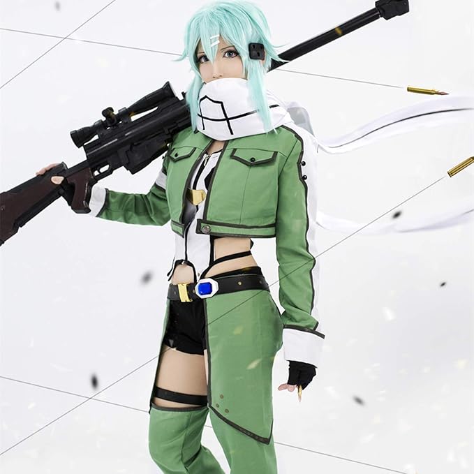 ソードアートオンライン 朝田 詩乃 あさだ しの シノン コスプレ衣装 コスチューム