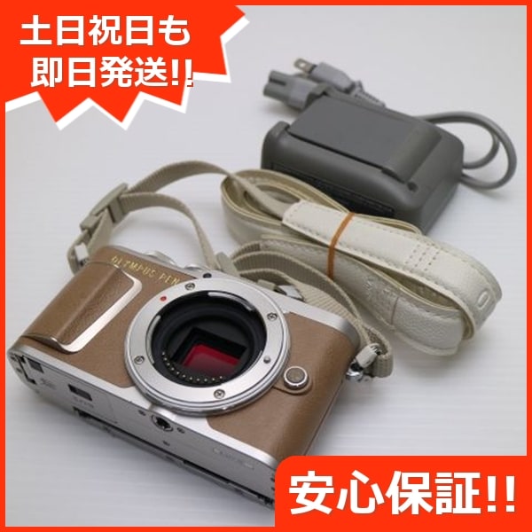 超美品 OLYMPUS PEN E-PL9 ボディ ブラウン 78