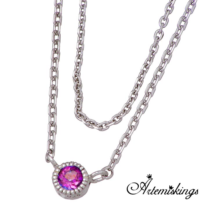 アルテミスキングス ARTEMIS KINGS 一粒 ミスティック トパーズ シルバー ネックレス アクセサリー アルテミスクラシック Artemis Classic AKP0111