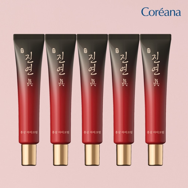 (コリアナ) 5個 ジンヨンジン 紅参アイクリーム 30ml（ショッピングバッグプレゼント） (贈呈品なくなり次第贈呈終了)