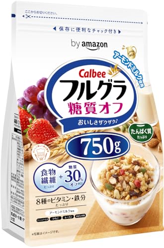 by Amazon カルビー フルグラ 糖質オフ 750g6袋 (SOLIMO)