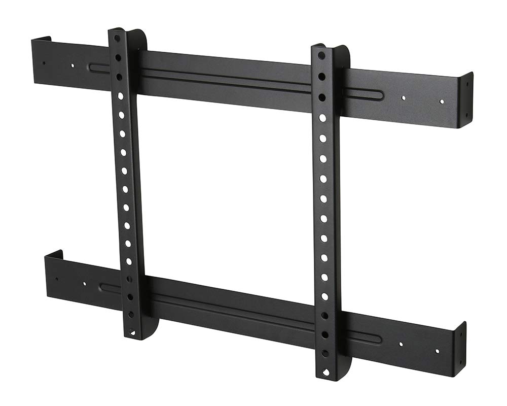 平安伸銅工業 LABRICO DIY収納パーツ テレビハンガー 壁掛け用 (2×4アジャスター強力タイプ EXO-1EXB-1専用) 使用荷重40kg EXK-14 ブラック