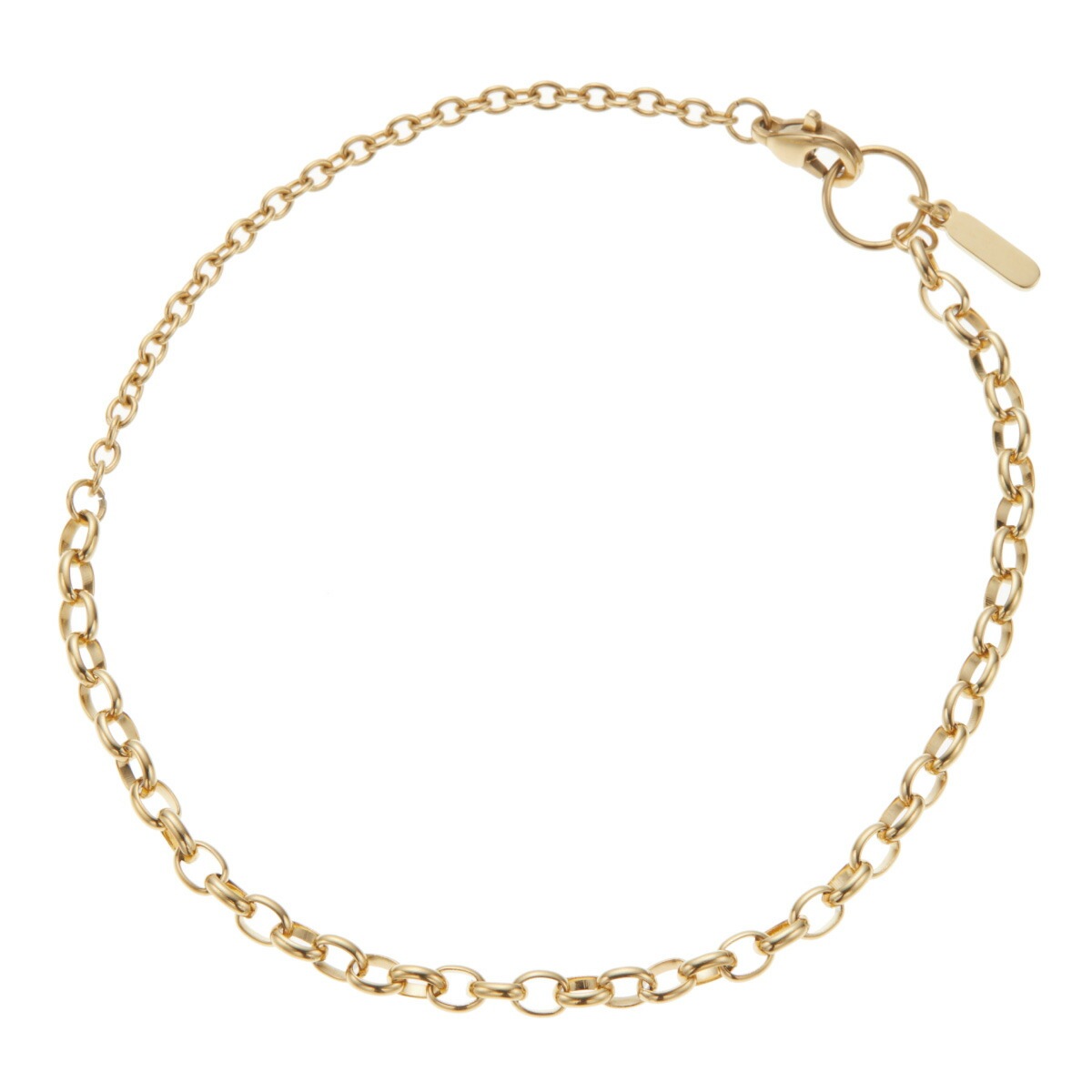 ブレスレット メンズ サージカルステンレス316L ゴールド チェーン 金属アレルギー対応