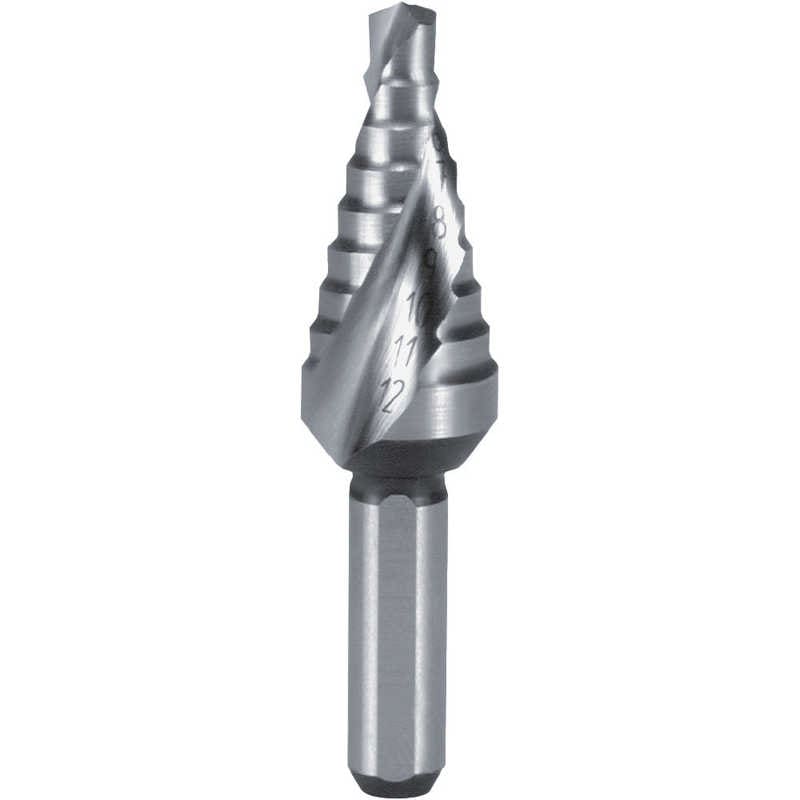 RUKO社　2枚刃 スパイラルステップドリル 12mm 短尺　101061