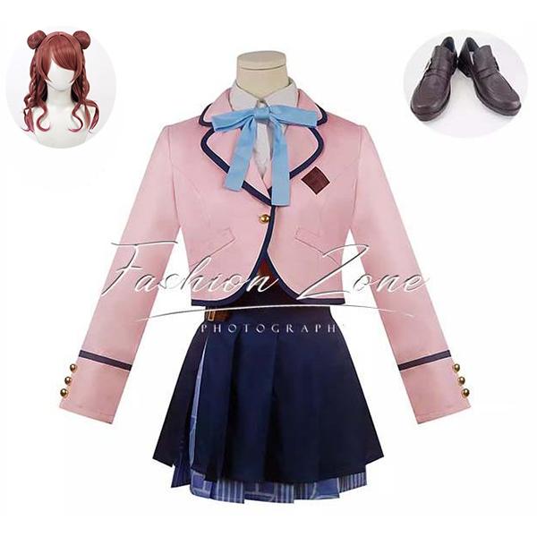 学園アイドルマスター 風 花海咲季 Hanami Saki コスプレ衣装 ウィッグ 靴 cosplay ハロウィン 演出服 変装