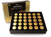 注目｜発酵紅参緑龍丹 4g*30環 上品なギフトセット（緑龍発酵紅参四季よもぎ桑の葉ウコギジンピトウキチョングン甘草シャクヤク斜陽ハチミツ）｜食物繊維