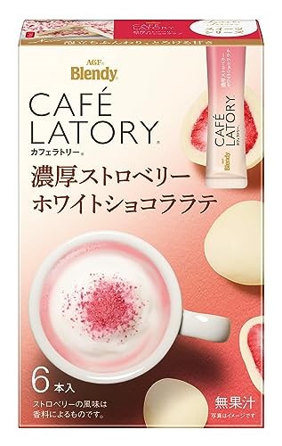 他サイト： AGF(エージーエフ) ブレンディ カフェラトリー スティック 濃厚ストロベリーホワイトショコララテ 6本×6箱 【 ココア スティック 】 【 スイーツ ラテ 】 【 粉末 】の商品画像