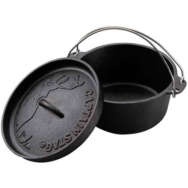 ダッチオーブン 22CM アウトドアグッズ (ug3061)