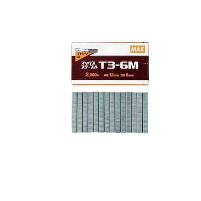 他サイト： MAX ステープル T3－6M 大工道具 マグネット ステープル のんこ タッカーの商品画像