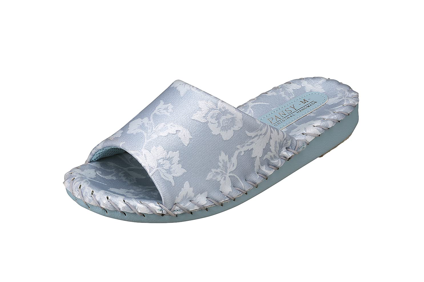 【全国送料無料】 [パンジー] 9389 室内履き ルームシューズ レディース 耐久性 抗菌 M ブルー