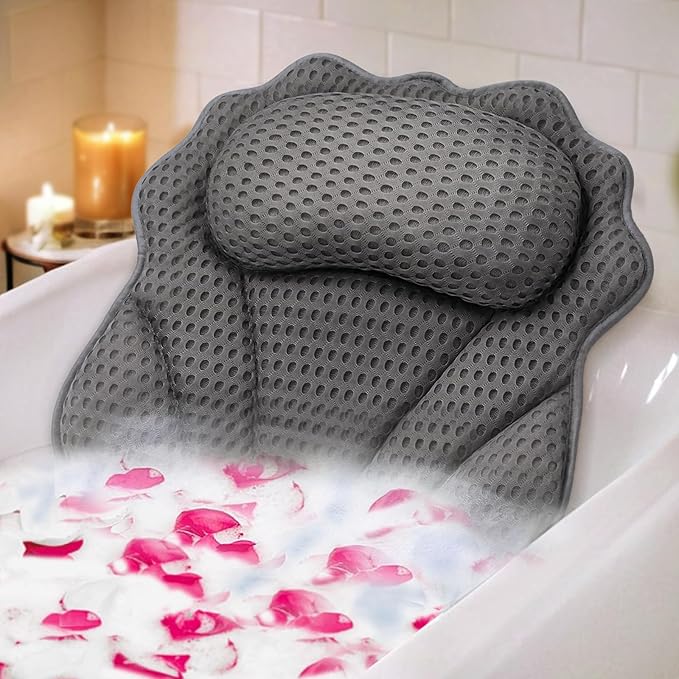 RUVINCE(ルーヴィンス) Bath Pillow 人間工学に基づく豪華なバスタブピロー 頭