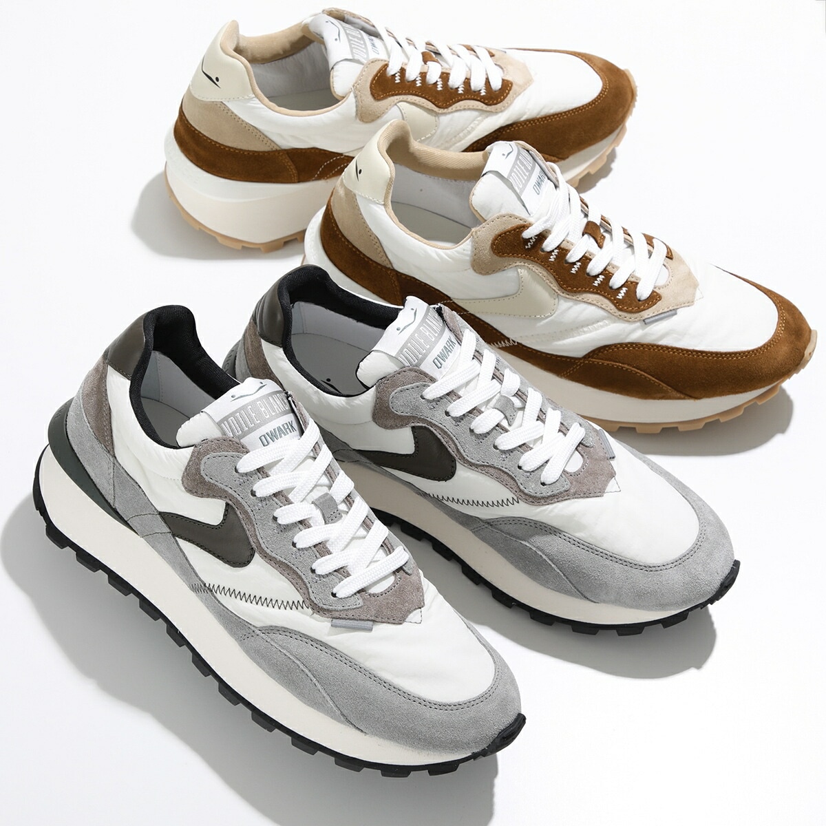 VOILE BLANCHE ボイルブランシェ スニーカー QWARK HYPE 0012017930.18 メンズ ローカット スウェード ナイロン 靴 カラー2色