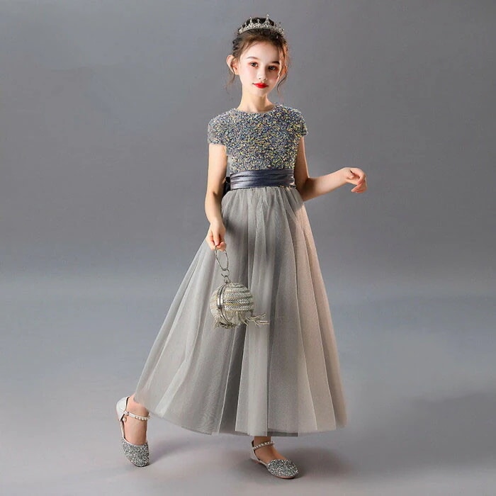 子供ドレス こども 発表会 ドレス ロング プリンセスドレス 子供 ピアノ発表会 キッズドレス 結婚式 子供ワンピース 演奏会 可愛い おしゃれ スジュニア フォーマル ガールズ 11