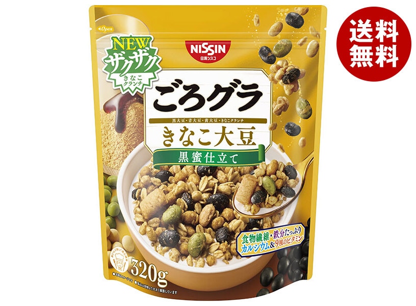 日清シスコ ごろグラ きなこ大豆 320g×6袋入×(2ケース)